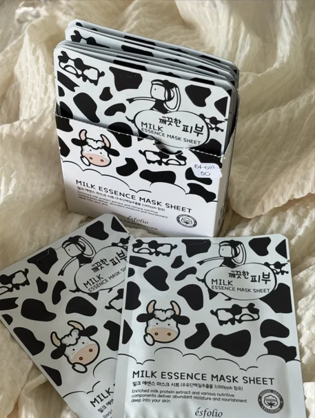 Esfolio Milk Essence Mask Sheet – Mascarilla Facial de Leche