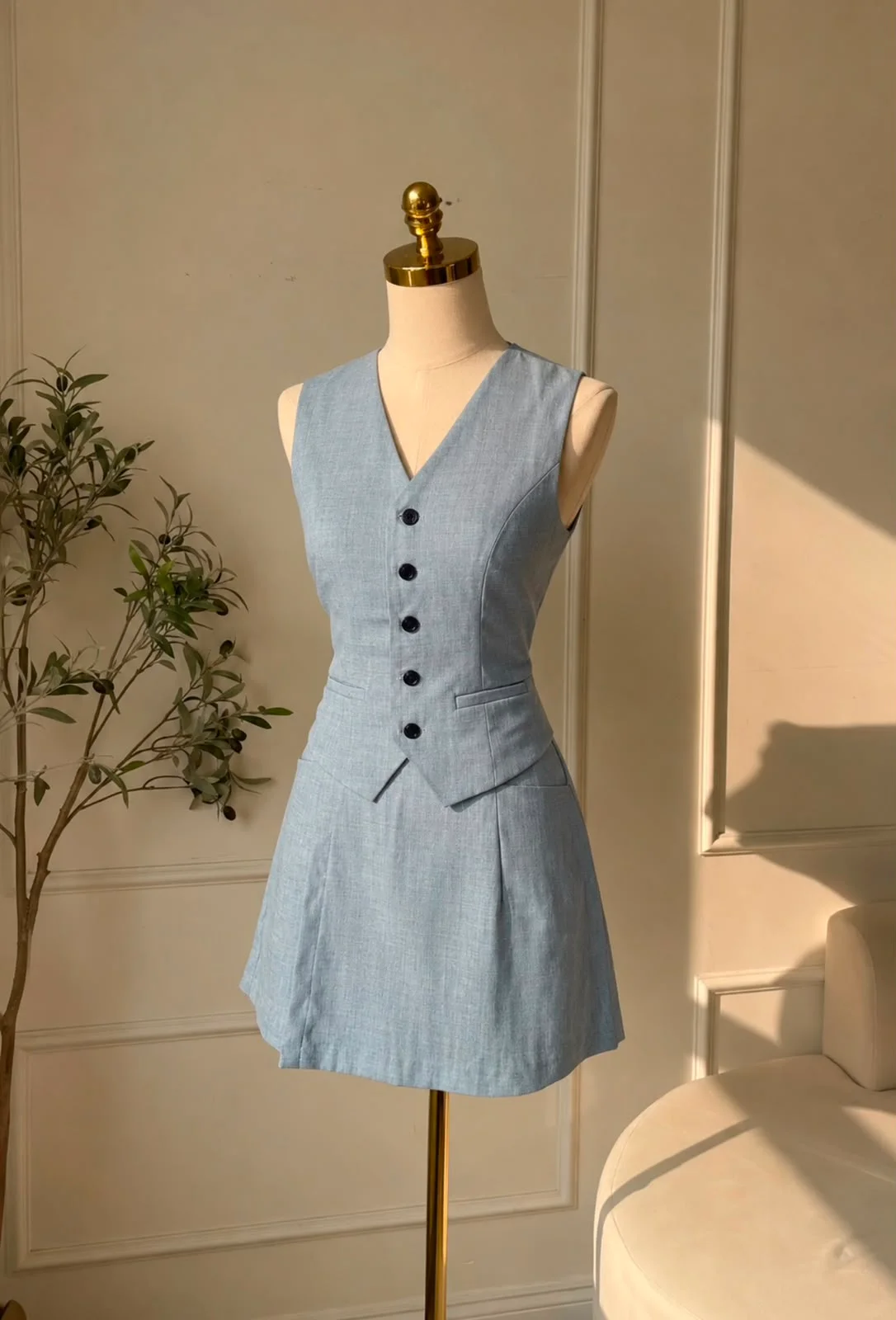 Conjunto Blazer y Falda Shor