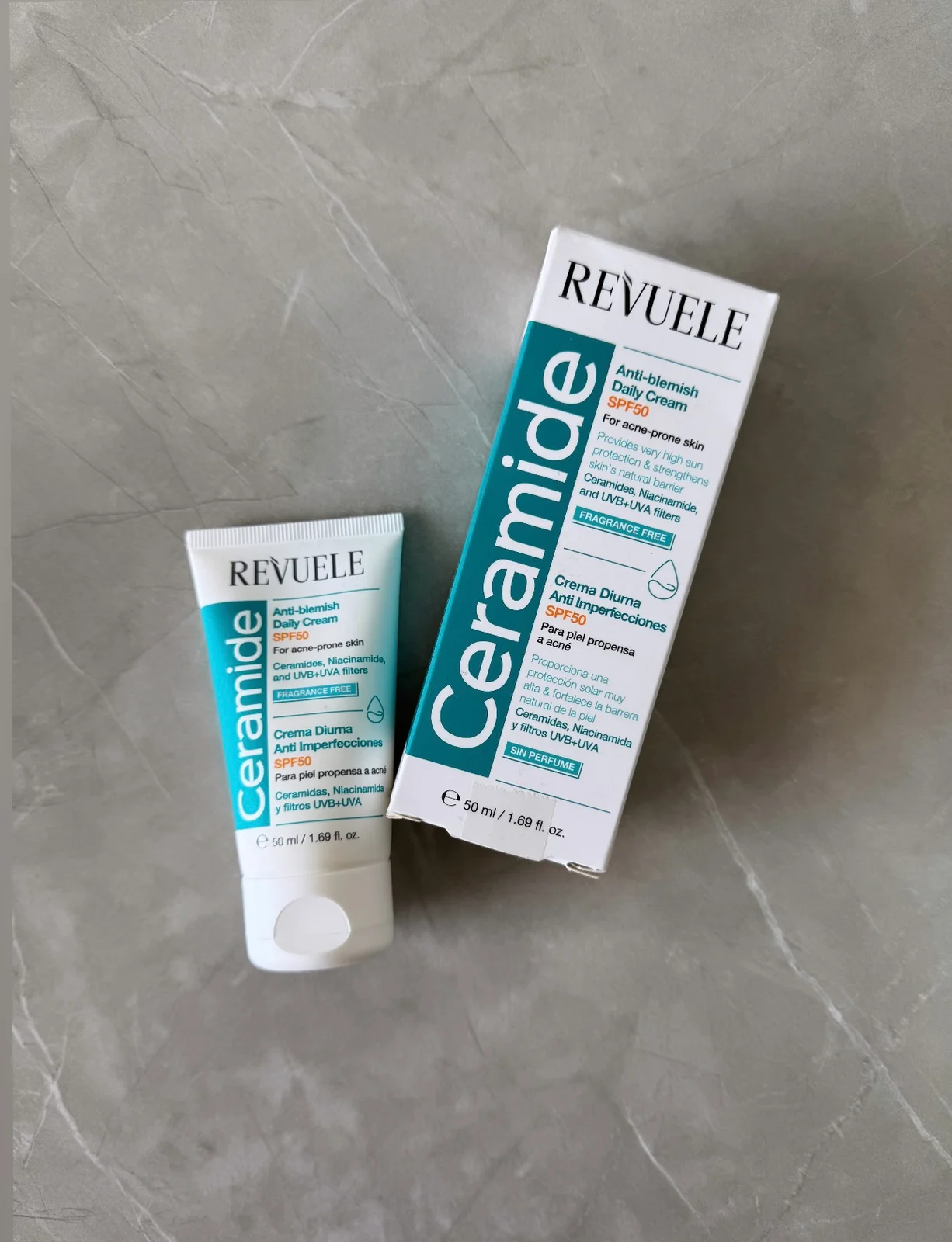 Revuele Ceramide Anti-Blemish Daily Cream SPF50