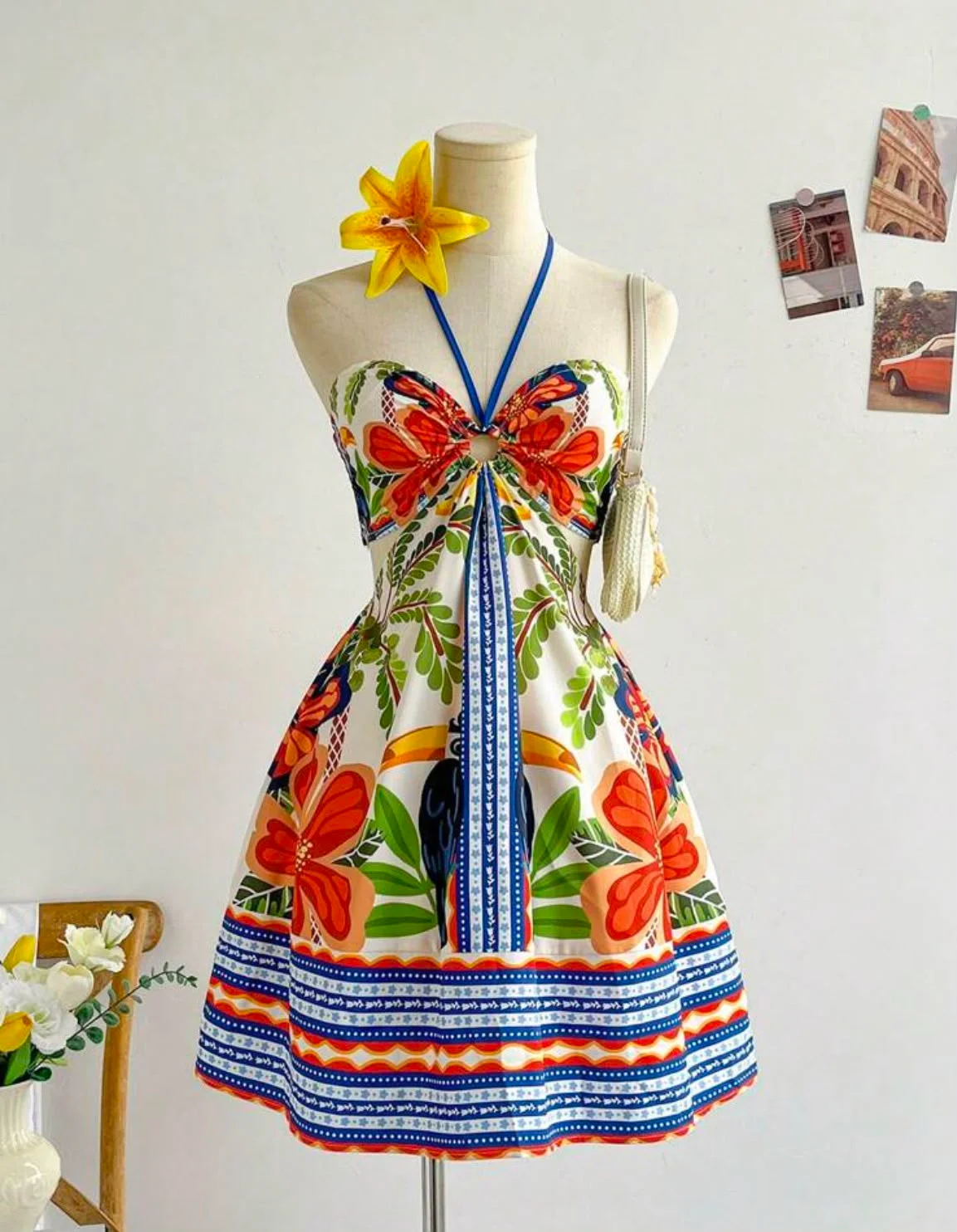 Vestido Tropical Estampado